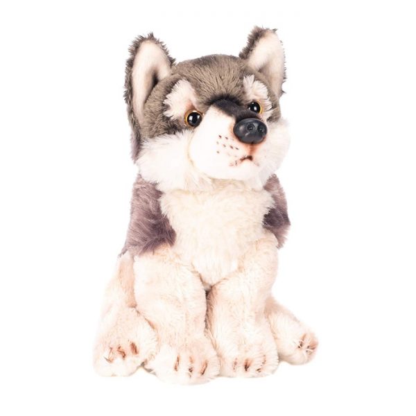 Wolfie the Sitting Wolf - Wolf Stuffed Animal - Qingres Toys